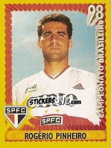 Sticker Rogério Pineiro - Campeonato Brasileiro 1998 - Panini