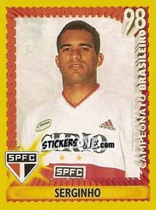 Cromo Serginho - Campeonato Brasileiro 1998 - Panini