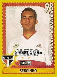 Sticker Serginho - Campeonato Brasileiro 1998 n. 7 - Panini