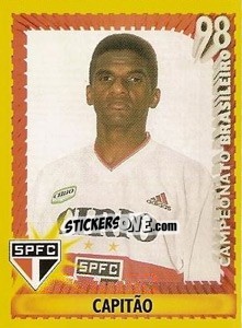 Sticker Capitão - Campeonato Brasileiro 1998 - Panini