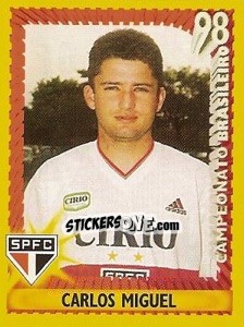 Sticker Carlos Miguel - Campeonato Brasileiro 1998 - Panini