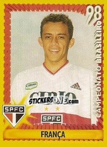 Figurina França - Campeonato Brasileiro 1998 - Panini