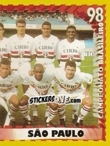 Sticker Team - Campeonato Brasileiro 1998 - Panini