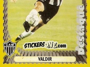 Sticker Valdir - Campeonato Brasileiro 1998 n. 25 - Panini