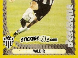 Cromo Valdir - Campeonato Brasileiro 1998 - Panini