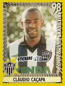 Sticker Cláudio Caçapa - Campeonato Brasileiro 1998 - Panini