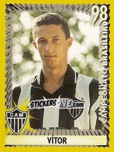 Sticker Vitor - Campeonato Brasileiro 1998 - Panini