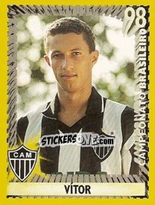 Cromo Vitor - Campeonato Brasileiro 1998 - Panini