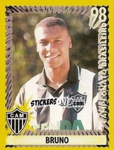 Sticker Bruno - Campeonato Brasileiro 1998 - Panini