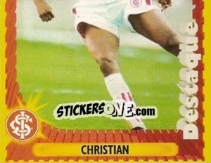 Cromo Christian - Campeonato Brasileiro 1998 - Panini
