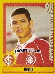 Figurina Régis - Campeonato Brasileiro 1998 - Panini