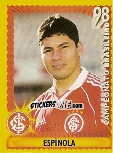 Sticker Espínola - Campeonato Brasileiro 1998 n. 43 - Panini