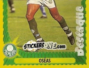 Cromo Oséas - Campeonato Brasileiro 1998 - Panini