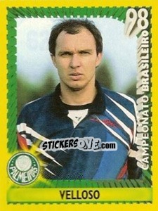 Sticker Velloso - Campeonato Brasileiro 1998 n. 62 - Panini