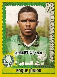 Sticker Roque Júnior - Campeonato Brasileiro 1998 - Panini