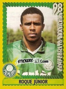 Figurina Roque Júnior - Campeonato Brasileiro 1998 - Panini