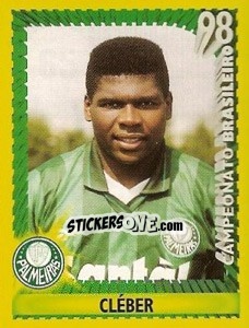 Cromo Cléber - Campeonato Brasileiro 1998 - Panini