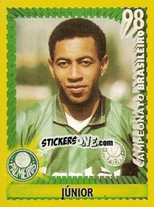 Sticker Júnior - Campeonato Brasileiro 1998 n. 66 - Panini