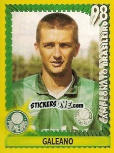 Sticker Galeano - Campeonato Brasileiro 1998 n. 68 - Panini