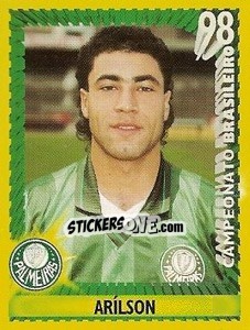 Cromo Arílson - Campeonato Brasileiro 1998 - Panini