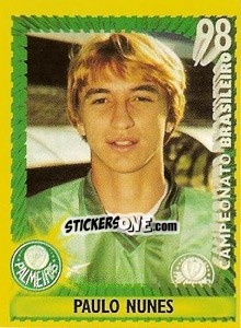 Sticker Paulo Nunes - Campeonato Brasileiro 1998 n. 71 - Panini