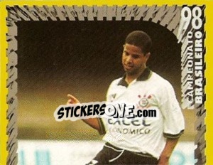 Cromo Marcelinho Carioca - Campeonato Brasileiro 1998 - Panini