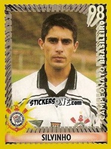 Figurina Sylvinho - Campeonato Brasileiro 1998 - Panini