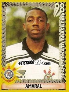 Sticker Amaral - Campeonato Brasileiro 1998 - Panini