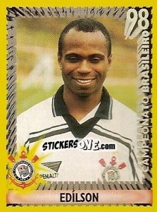 Sticker Edílson - Campeonato Brasileiro 1998 - Panini