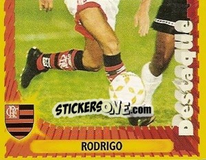 Cromo Rodrigo (pulle 2) - Campeonato Brasileiro 1998 - Panini