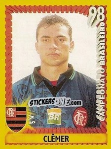 Figurina Clémer - Campeonato Brasileiro 1998 - Panini