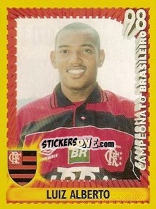 Figurina Luiz Alberto - Campeonato Brasileiro 1998 - Panini