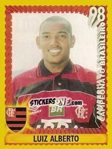 Sticker Luiz Alberto - Campeonato Brasileiro 1998 n. 100 - Panini