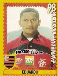 Cromo Eduardo - Campeonato Brasileiro 1998 - Panini