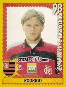 Sticker Rodrigo - Campeonato Brasileiro 1998 n. 107 - Panini