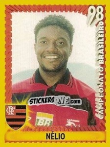 Cromo Nélio - Campeonato Brasileiro 1998 - Panini