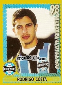 Cromo Rodrigo Costa - Campeonato Brasileiro 1998 - Panini