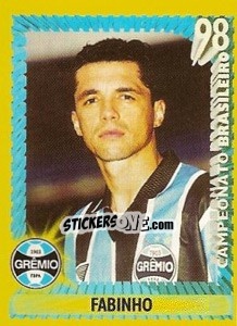 Sticker Fabinho - Campeonato Brasileiro 1998 - Panini