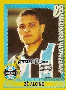 Cromo Zé Alcino - Campeonato Brasileiro 1998 - Panini