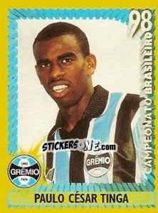 Sticker Paulo César Tinga - Campeonato Brasileiro 1998 - Panini