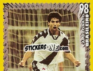 Figurina Mauro Galvão - Campeonato Brasileiro 1998 - Panini