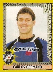 Figurina Carlos Germano - Campeonato Brasileiro 1998 - Panini