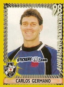 Sticker Carlos Germano - Campeonato Brasileiro 1998 n. 134 - Panini