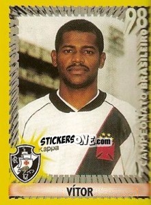 Figurina Vítor - Campeonato Brasileiro 1998 - Panini