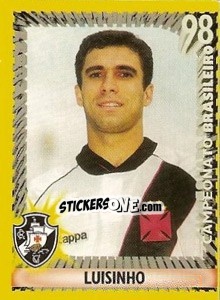 Sticker Luisinho - Campeonato Brasileiro 1998 - Panini