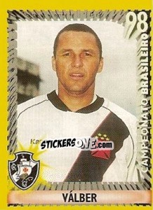 Sticker Válber - Campeonato Brasileiro 1998 - Panini