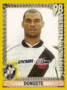 Sticker Donizete - Campeonato Brasileiro 1998 - Panini