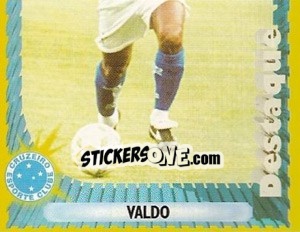 Figurina Valdo - Campeonato Brasileiro 1998 - Panini