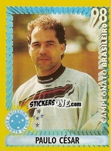 Cromo Paulo César - Campeonato Brasileiro 1998 - Panini