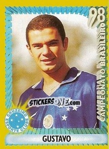 Sticker Gustavo - Campeonato Brasileiro 1998 - Panini